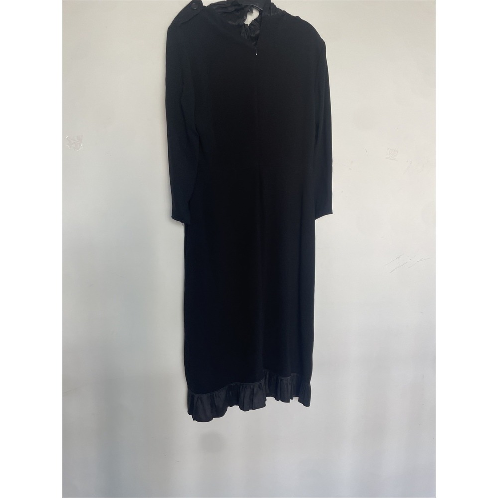 burberry black evening dress Size 8 With Ruched Neck Details - Picture 5 of 8